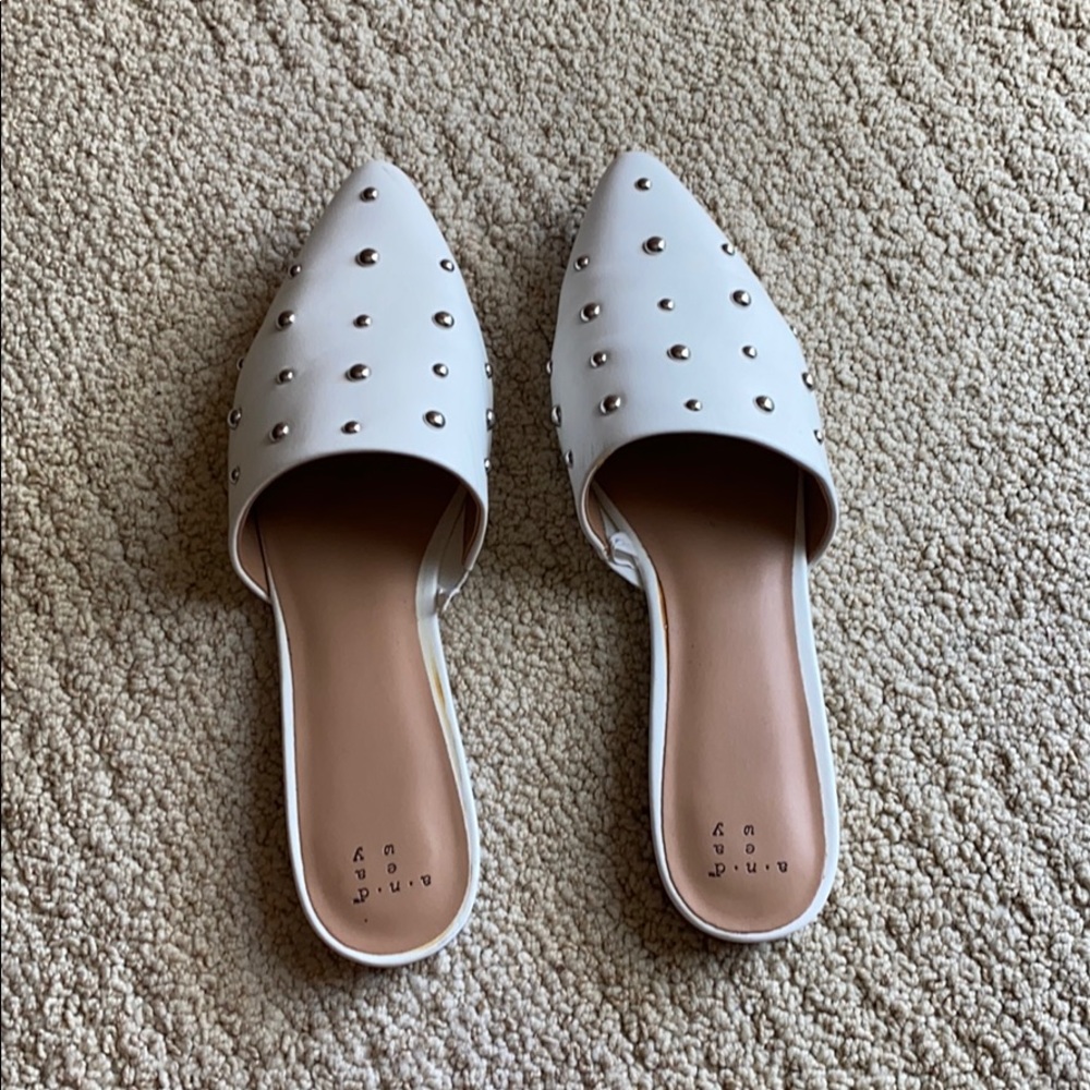 Slip on studded shoes